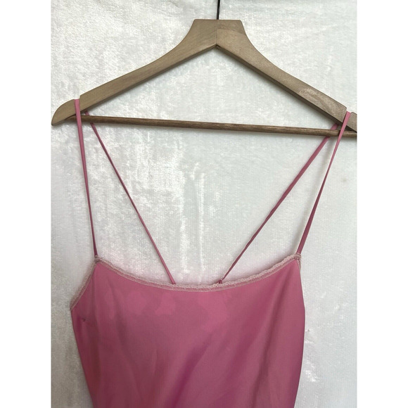 Vintage Victoria's Secret Lace Satin Penquoir Robe Cami Slip Dress Size S Set - Picture 13 of 16